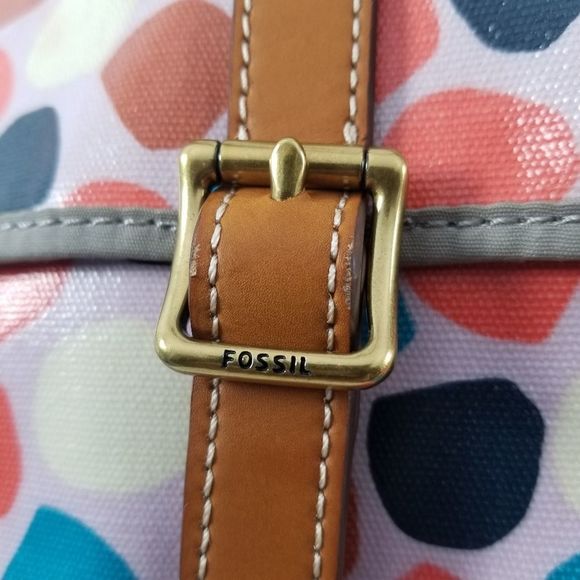 Fossil Coated Polka Dot Crossbody Purse. P75 - Picture 2 of 10